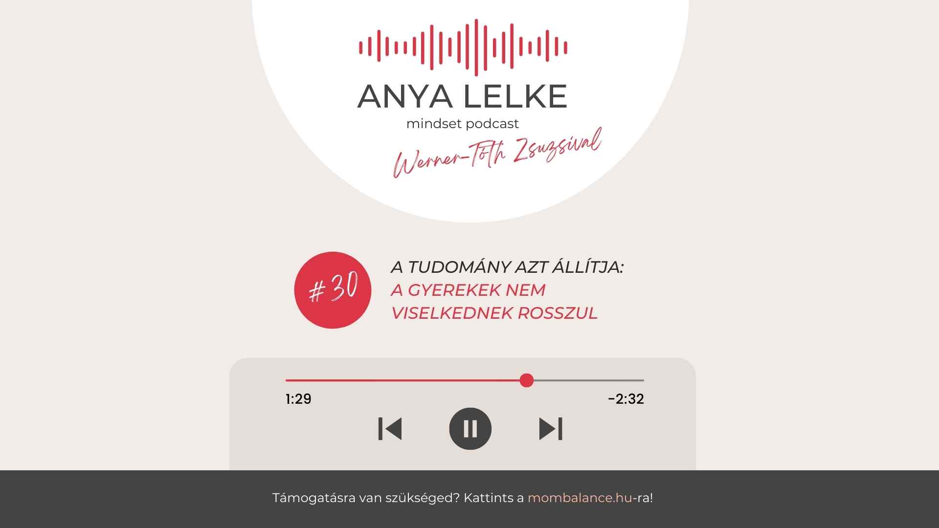 Anya lelke mindset podcast Mom Balance anyaság coaching mentális lelki egészség önismeret fejlődés anyai kiégés A tudomány azt állítja: A gyerekek nem viselkednek rosszul